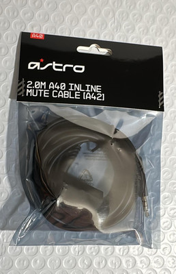 Astro A40 Inline Mute Cable A42 2.0M Replacement Audio Cable for Headset