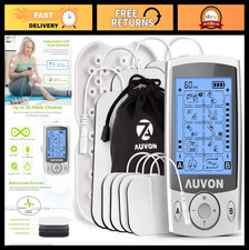 Dual Channel TENS Unit Muscle Stimulator - 20 Modes, 2"x4" Electrode Pads
