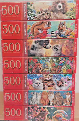 Castorland 7x 500 Teile PUZZLE ** neu und OVP**  Tiere / Katzen wunderschön
