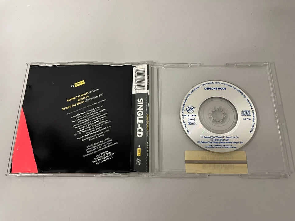 Depeche Mode – Behind The Wheel (Remix) - 3" Mini CD Single © 1988 (INT 811.854) - Bild 2 von 2