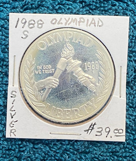 STORAGE UNIT FIND Coin 1988 S Olympiad Silver Liberty One Dollar
