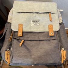 Eddie Bauer Cascade First Adventure Backpack Diaper Bag Gray