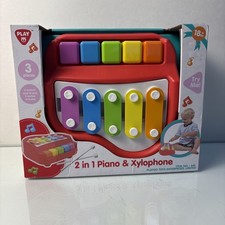 2 in 1 Piano  Xylophone Toy Musical Learning Instrument Toddler Kids 18 