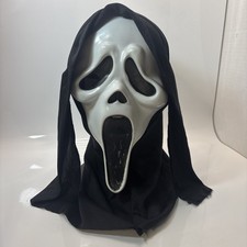Ghost Face Mask Hooded Shroud Scream Halloween 2017 Costume 9206S
