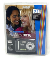 Vivitar Vivicam 8018 - 8.1 MP Compact Digital Camera - Black - NEW / Sealed
