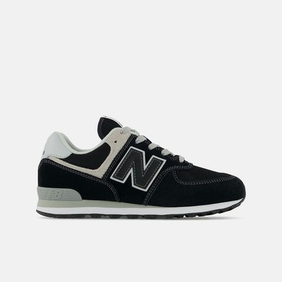New Balance 574 Core Lace GS & Women's - Authentic (US Size: Multi Size, BLACK)