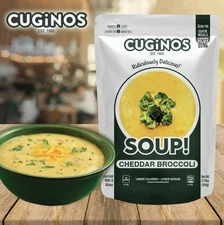 Cuginos Cheddar Broccoli Soup Mix 5.78 Oz Serves 8 Ridiculously Delicious
