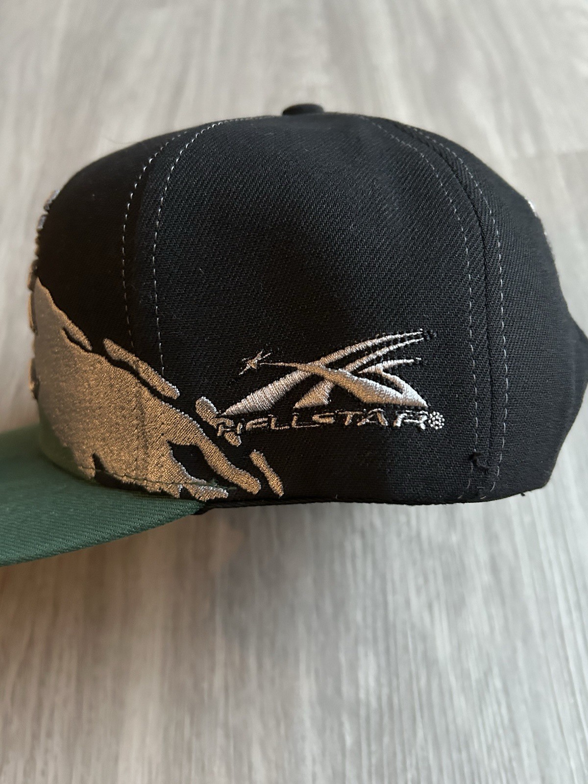 Hellstar Paintbrush Snapback Hat - Black Green - image 6