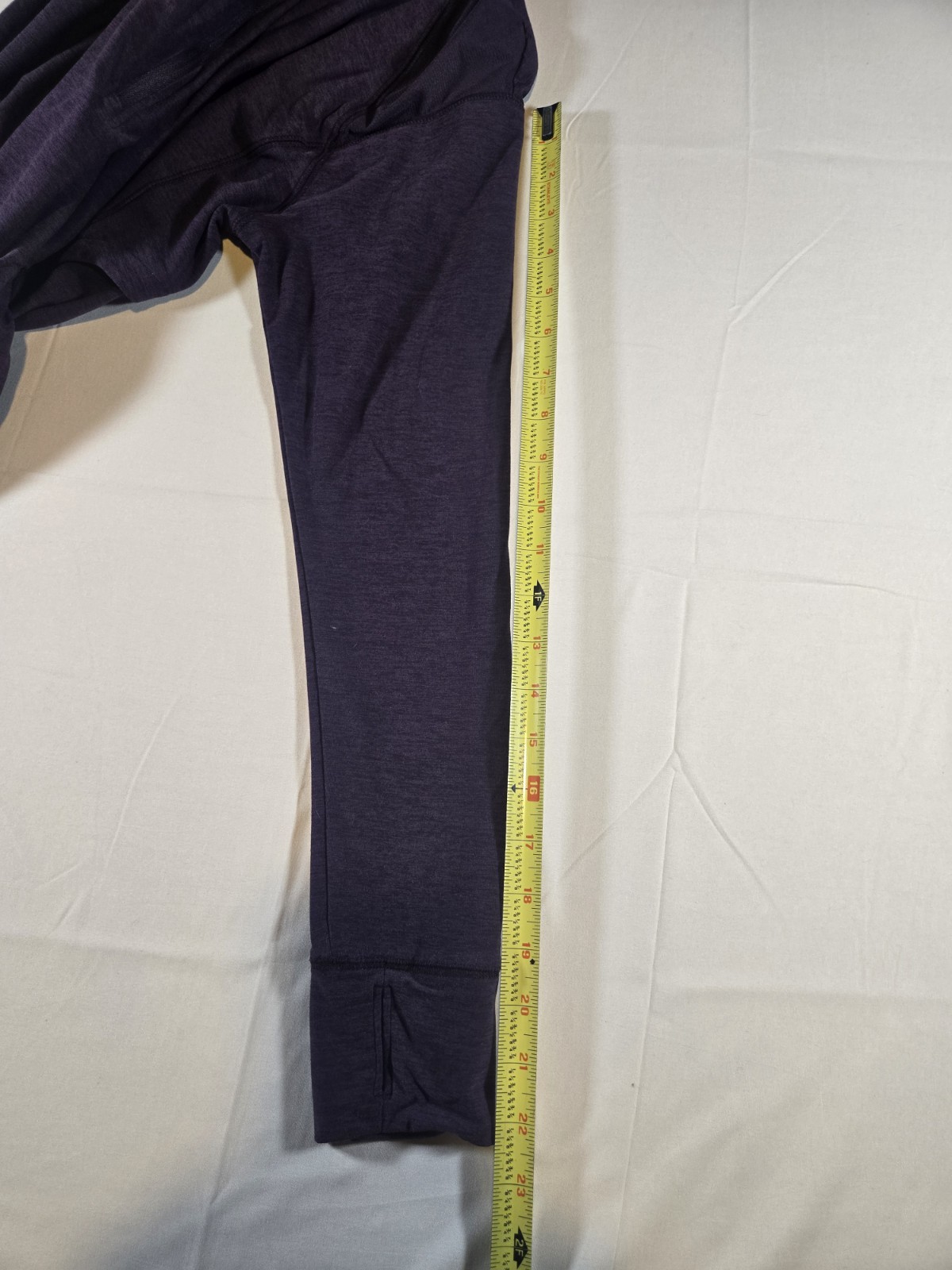 Layer 8 Performance, Purple Qwick Dry Athletic Top, ¼ Zip, Women's Medium 