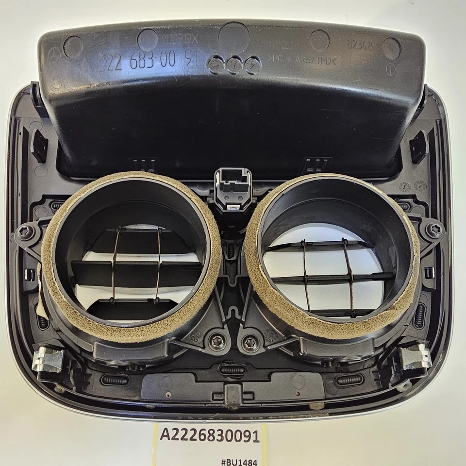 Mercedes-Benz S550 W222 2014-2017 consola central panel tapa trasera A2226830091 Foto 2 de 4