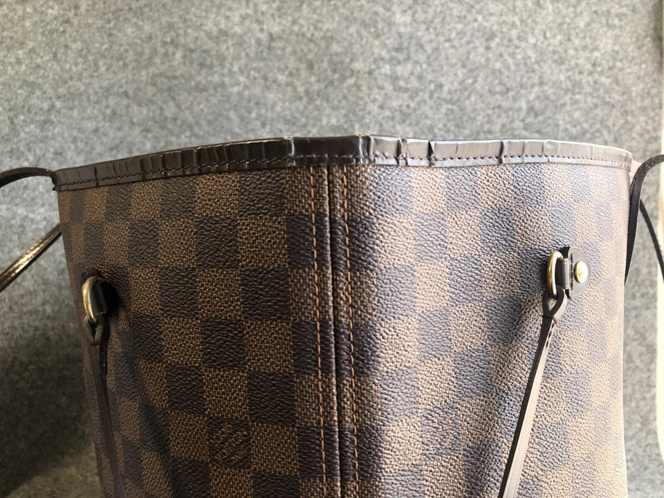 Authentic Louis Vuitton Tote Bag Neverfull GM Damier Ebene N51106 Old Moldel - Image 4 of 4