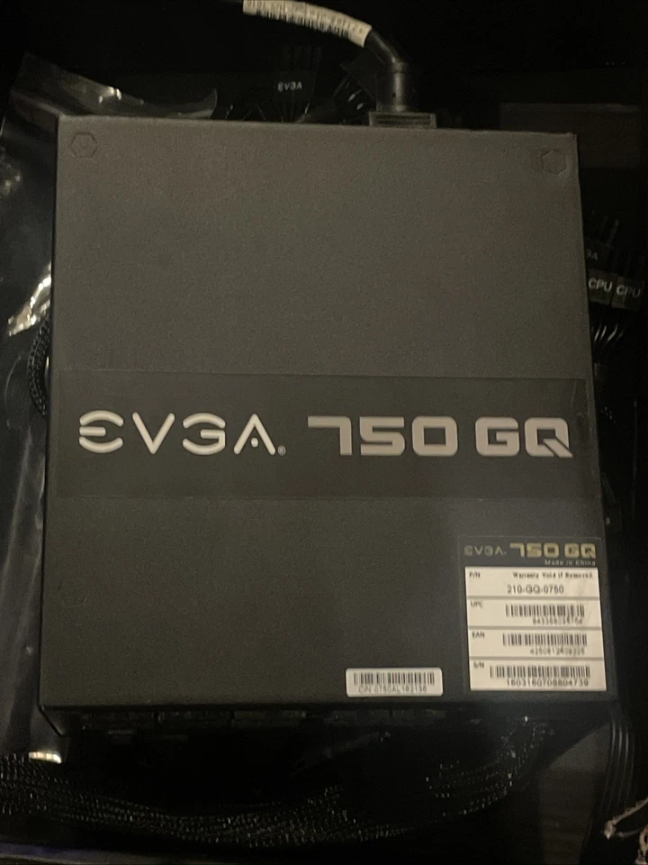 EVGA 750 GQ 750 W  Power Supply (210-GQ-0750-V1) - Image 2 of 4