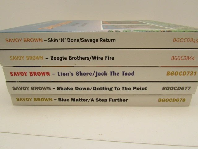 SAVOY BROWN Blue Matter + 9 1969-1978 9 CD Lot BGO RECORDS UK Import - Image 3 of 3