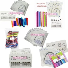 Dental Orthodontic Roth Brackets/Ligature Ties/NiTi Arch Wire &Braces Kit 0.022