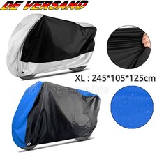XL Motorrad Abdeckung Motorradplane Abdeckplane Wasserdicht Outdoor Schutzhülle