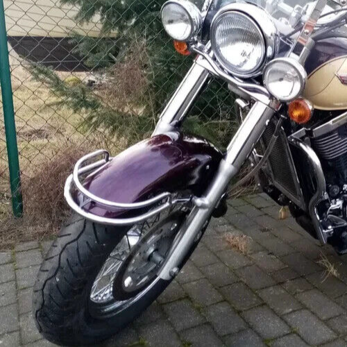 Avant FENDER Garde Boue Bordure Rail - Kawasaki VN800 VN900 Classique - Photo 2 sur 4