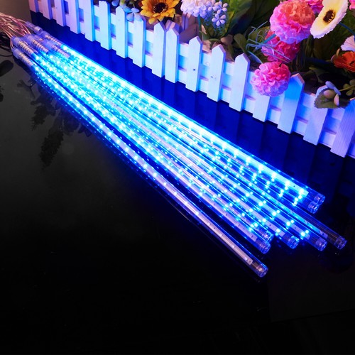 12in/20inch Meteor Shower Rain Lights Tree Lamp /8 Tube String Light NEW Year - Picture 7 of 22