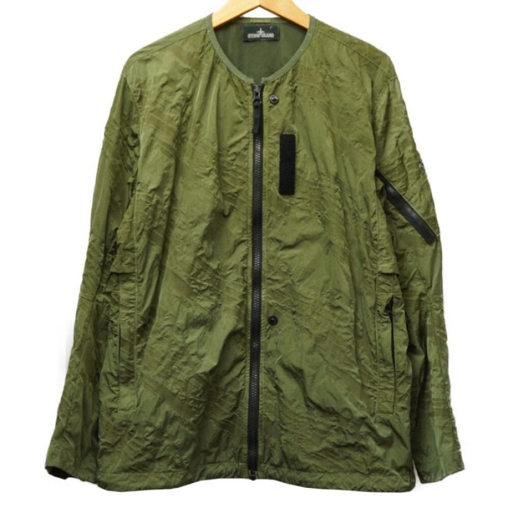 Stone Island Bomber Jacket Nylon Green Shadow Project Zip Stone Island Bomber Jacket Nylon Green Shadow Project Zip