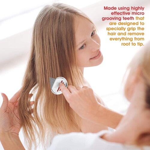 Ultimate 3-Pack Lice Comb - Ergonomic Design for All Hair Types, No Chemicals - Picture 8 of 11