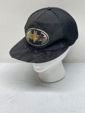 DC Comics Batman Black Silver Logo Youth Kids SnapBack Cap Hat Berkshire