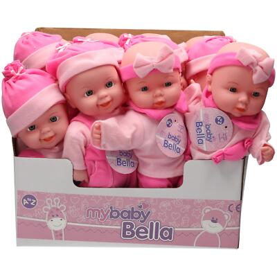A2Z 4 Kinder Mädchen Baby Puppe erstes Baby Bella Weihnachtsgeschenk Kinderspielzeug 18 Monate+