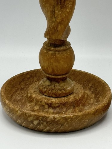 Candle Stick Holder Wood & Metal Design Pair 10” Tall Christmas Table - Picture 4 of 17
