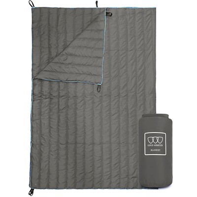 Couverture De Camping Puffy Gold Armour - Légère, Emballable, Imperméable - Bleue