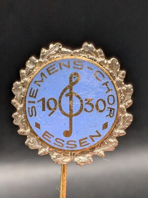 Siemens-Chor 1930 Essen Orden Nadel Deutschland BRD Musik Gesang Chor