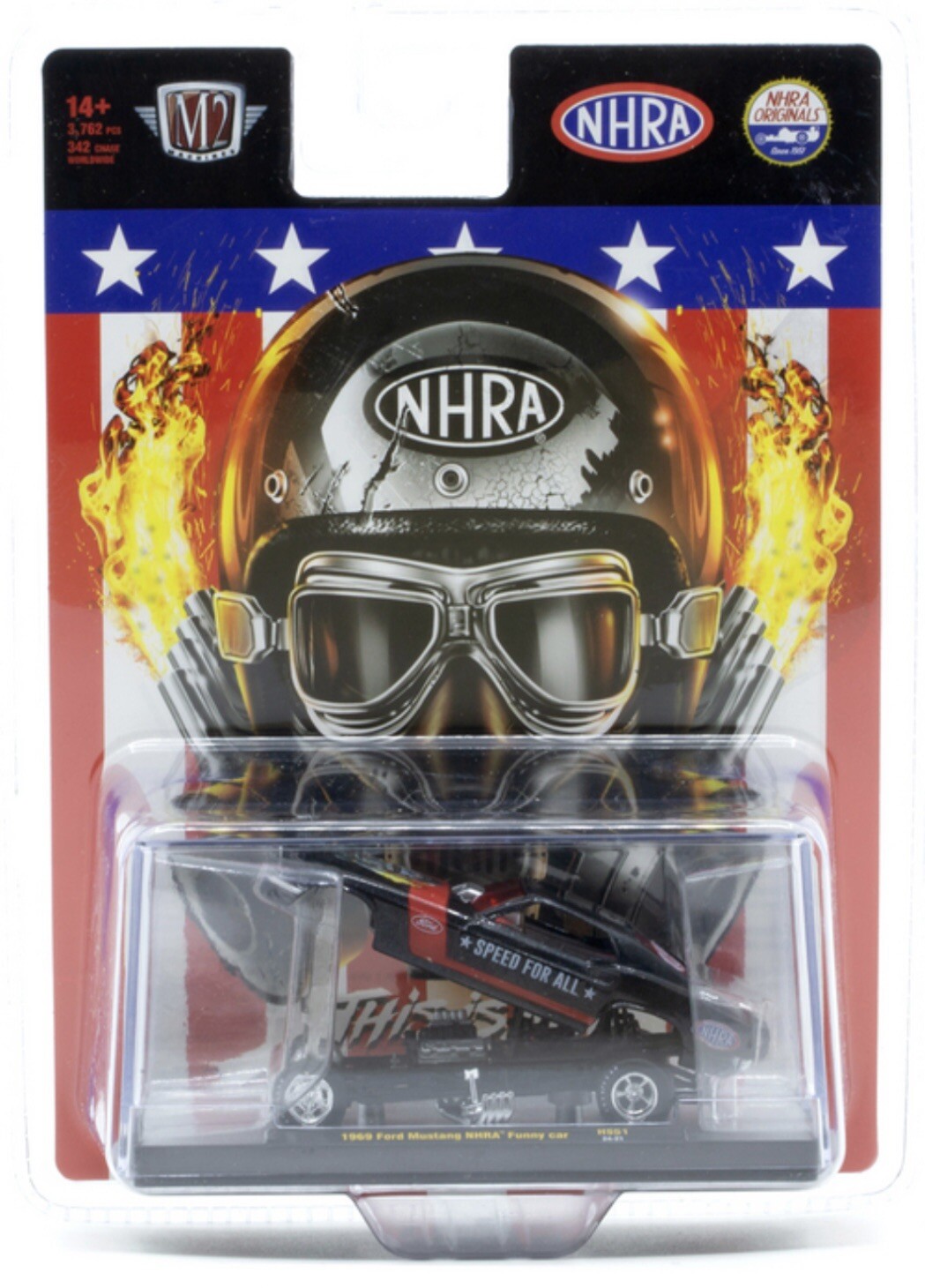 M2 MACHINES 1969 FORD MUSTANG NHRA FUNNY CAR HOBBY EXCLUSIVE