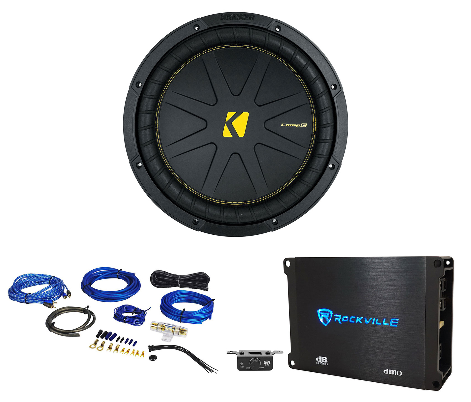 Kicker 50CWCS124 CompC 12 SVC 4-омный сабвуфер моноусилитель Комплект усилителей CWCS124 28990₽