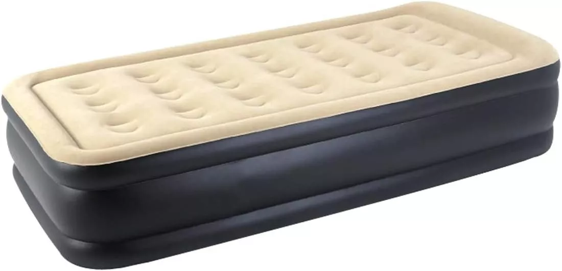 High rise top double air bed