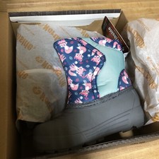 Northside Toddlers Flurrie Boots Size 9 Navy/Fuchsia New