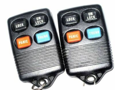 Pair of Ford keyless entry remote GQ43VT4T transmitter alarm clicker control fob
