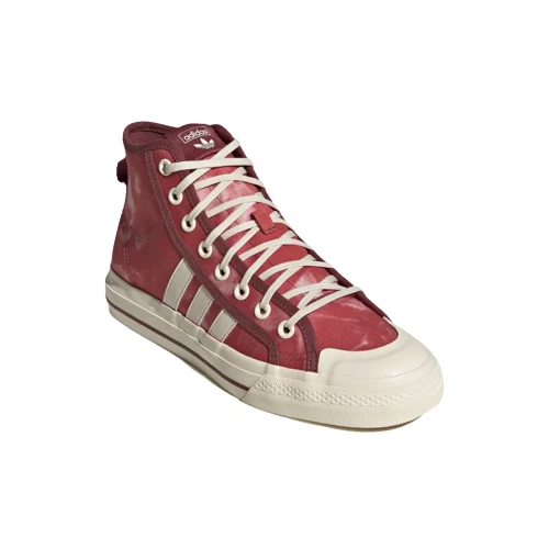 Adidas original nizza top blanc et rouge