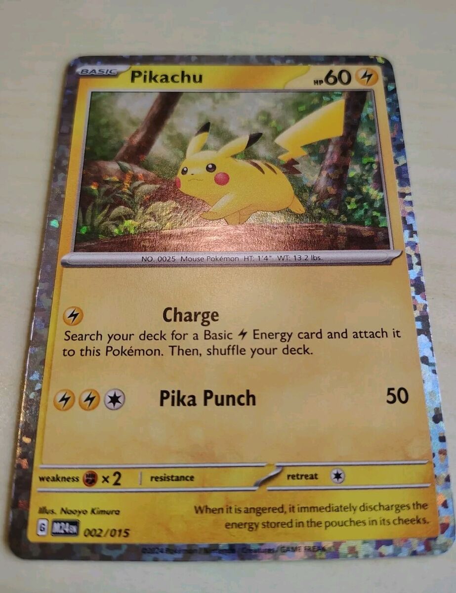 Pikachu Pokemon Card Holo McDonald's Promo 2024 / 2025 | eBay Pikachu Pokemon Card Holo McDonald's Promo 2024 / 2025 | eBay