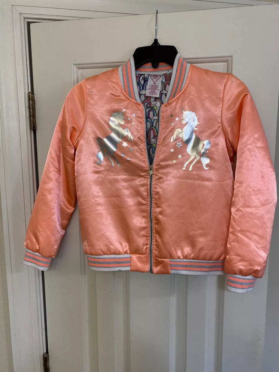 Bomber jacket top kids girls