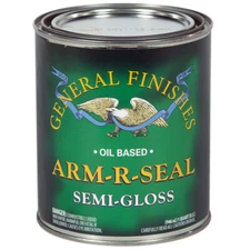 qt General Finishes SGQT Clear Arm-R-Seal Oil-Based Topcoat, Semi-Gloss