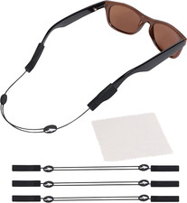 Adjustable Eyeglass Strap Shark Style - No Tail Sunglass Strap - Eyewear St...