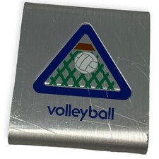 Boy Scouts America BSA Cub Volleyball Skill Award Metal Belt Slide Loop B8E