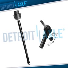 2pc Front Outer Inner Tie Rod End For Buick Chevy Allure Regal Impala Grand Prix