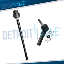 2pc Front Outer Inner Tie Rod End for Buick Chevy Allure Regal Impala Grand Prix