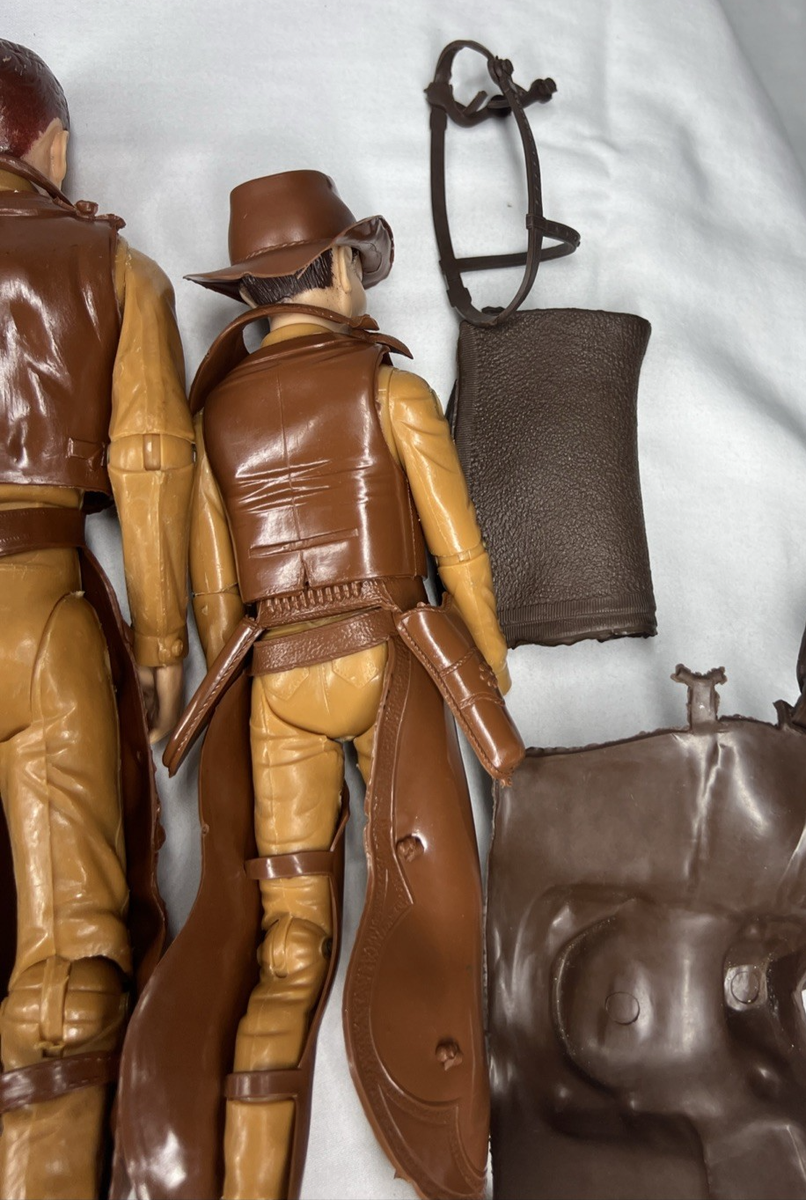 1960s Johnny West Action Figures w. Accessories Louis Marx & Co