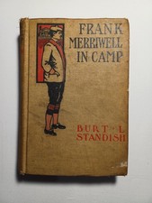 Vintage Frank Merriwell In Camp Burt L Standish Tan Hardcover David McKay