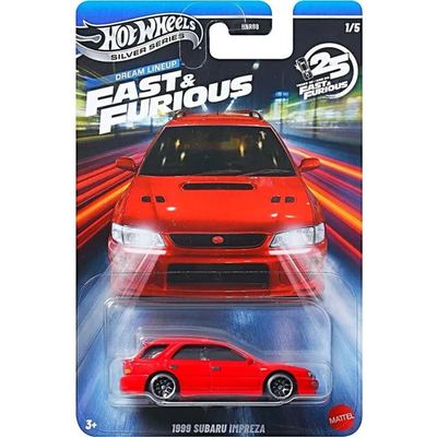 2026 Hot Wheels Silver Series Fast & Furious Dream Lineup Set of 5