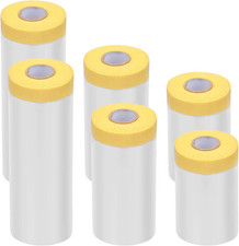 Tape  Drape, Pre-Taped Masking Film, Automotive, Painting, Covering, Assorted