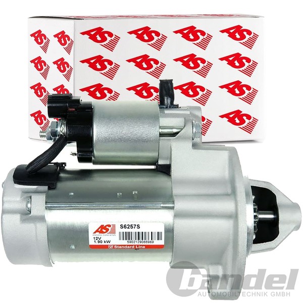 As-Pl Anlasser Starter 1,90Kw Passend FüR Hyundai I40 IX35 KIA Carens Optima-image