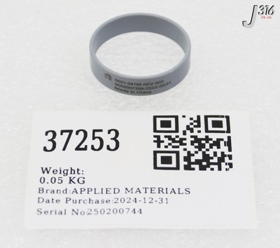 m 37253 APPLIED MATERIALS CENTERING RING, LINER, BOTTOM, 300MM SE