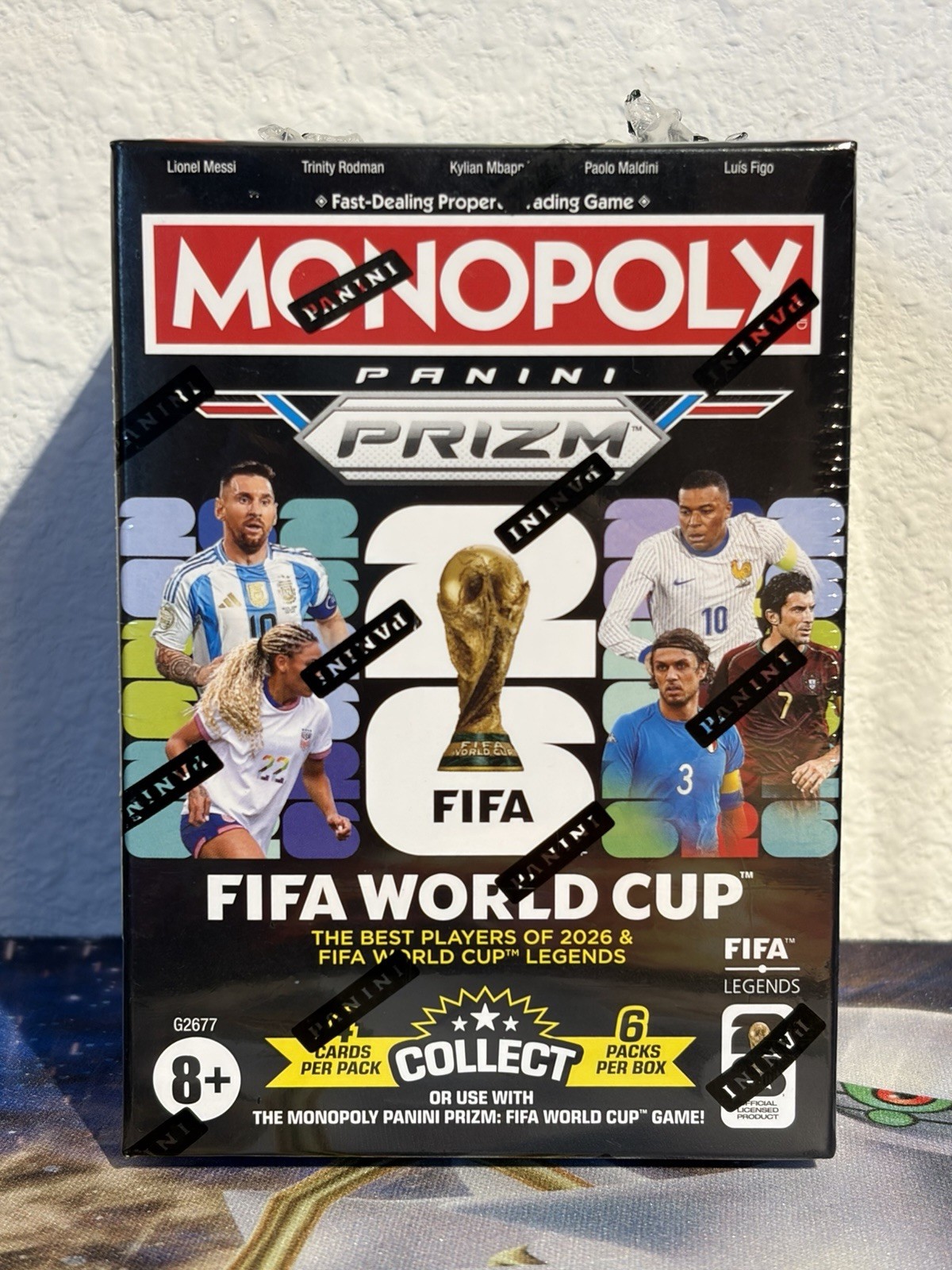 2026 Monopoly Panini Prizm: FIFA World Cup soccer Blaster Box Sealed New