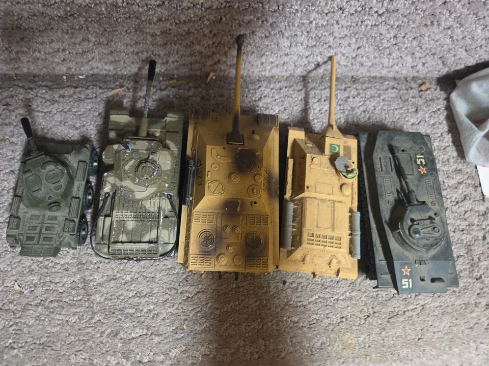 Lote de 5 tanques militares Solido Corgi Diecast Foto 3 de 4