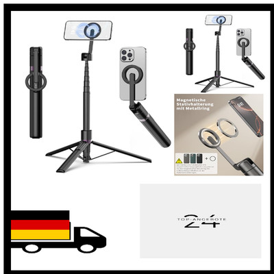 TONEOF 173cm Magnetisches Selfie Stick Stativ, Stark Magnetischer Aluminium
